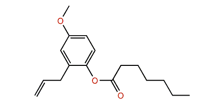 2-Allyl-4-methoxyphenyl heptanoate